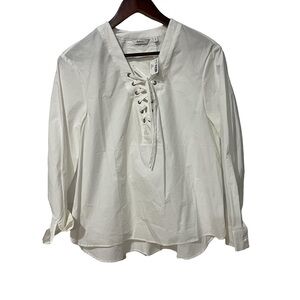 Reitmans white long sleeve top size small